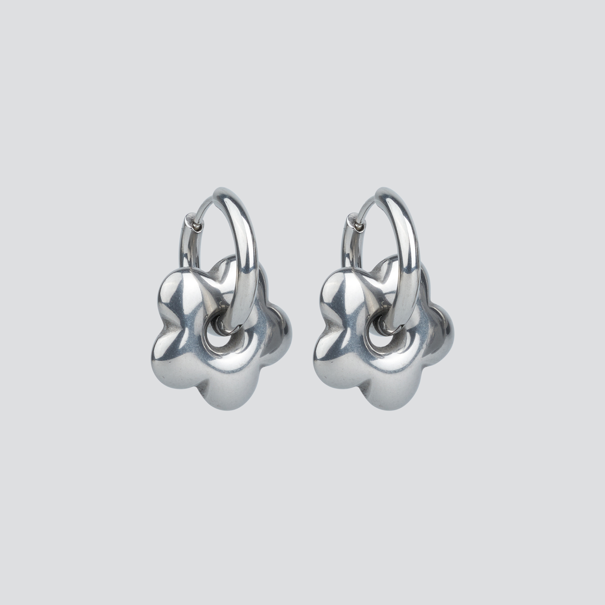 Aros Chubi Flower — Silver