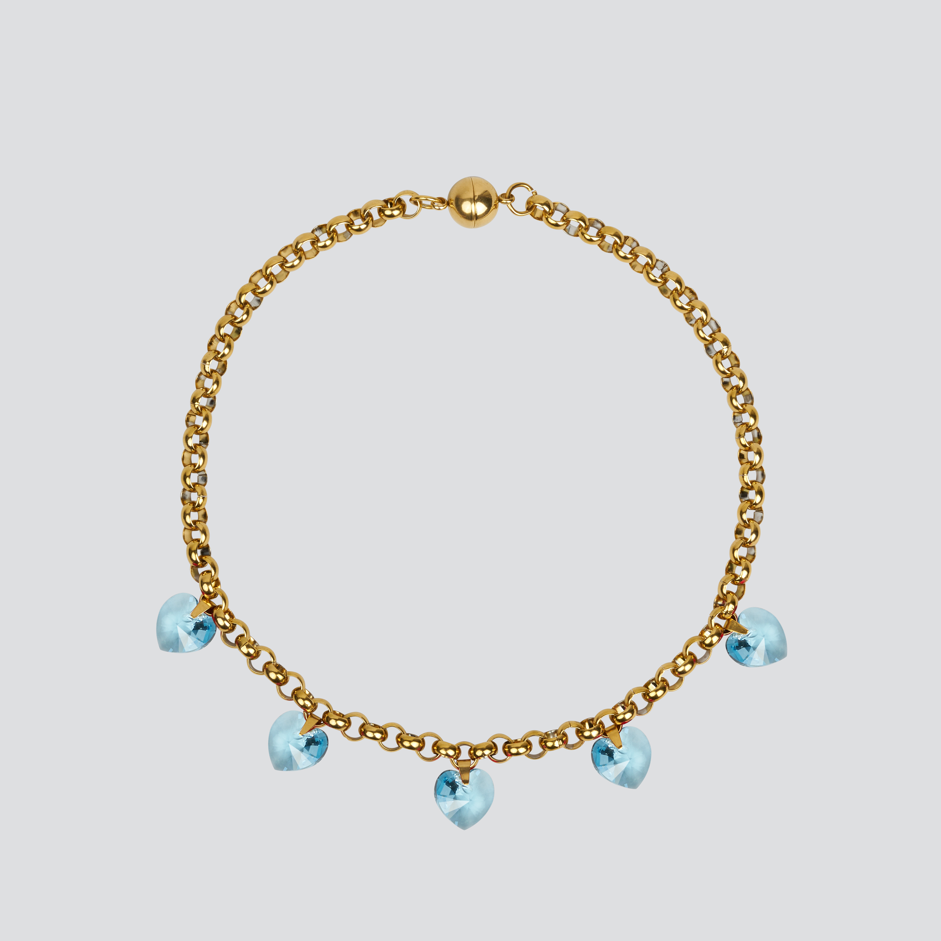 Collar GEMZ Gold — Blue