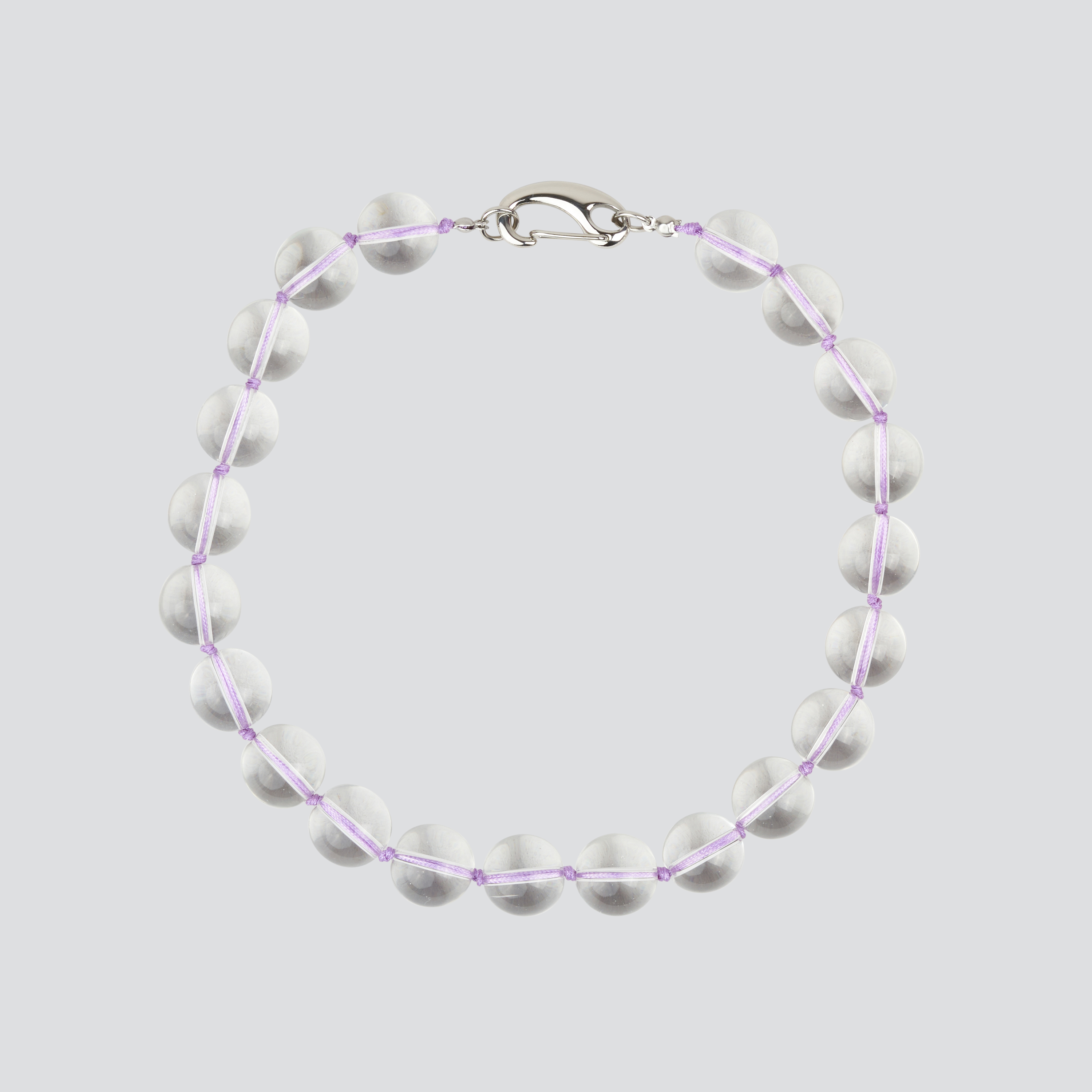 Collar Crystal — Lilac Thread