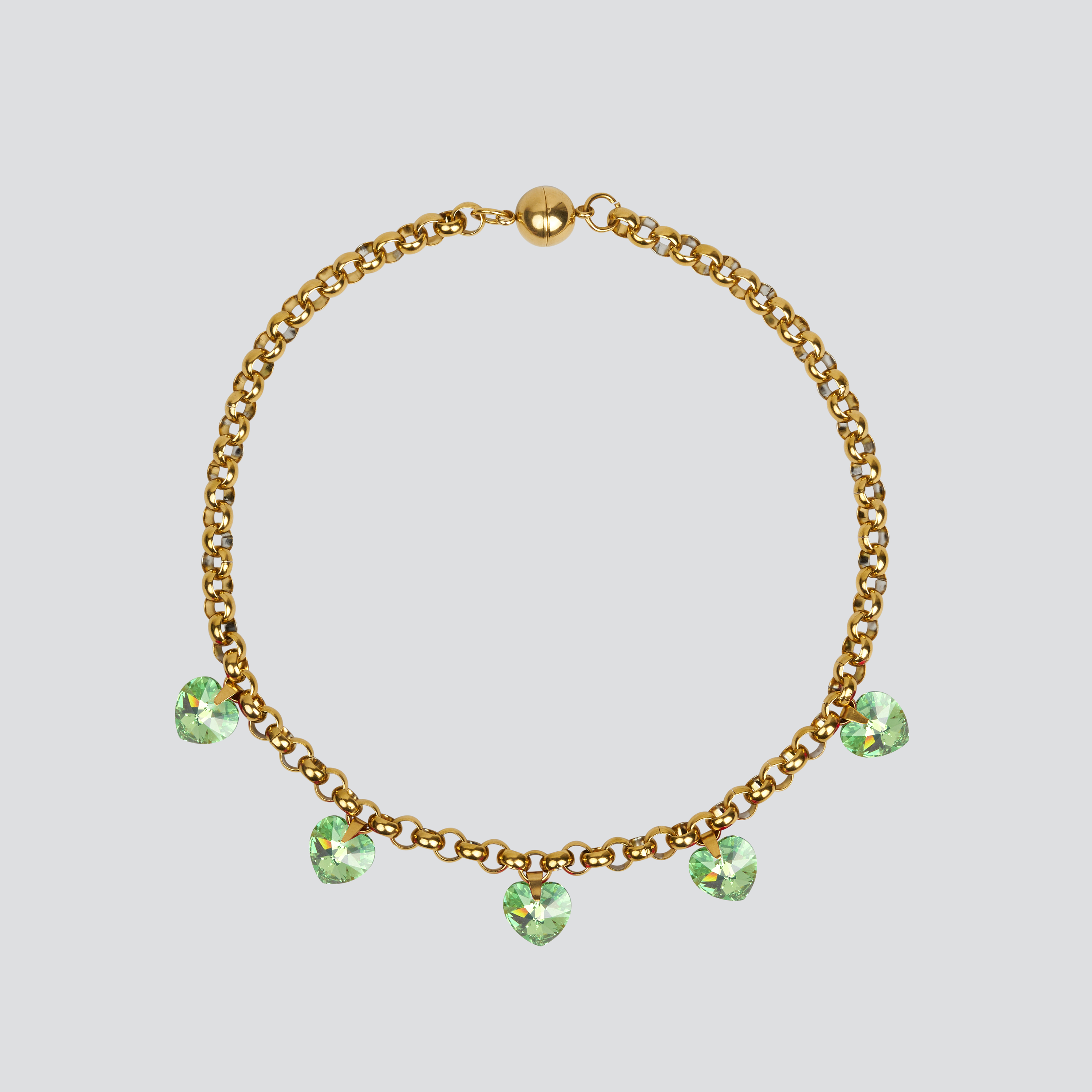 Collar GEMZ Gold — Green Iris