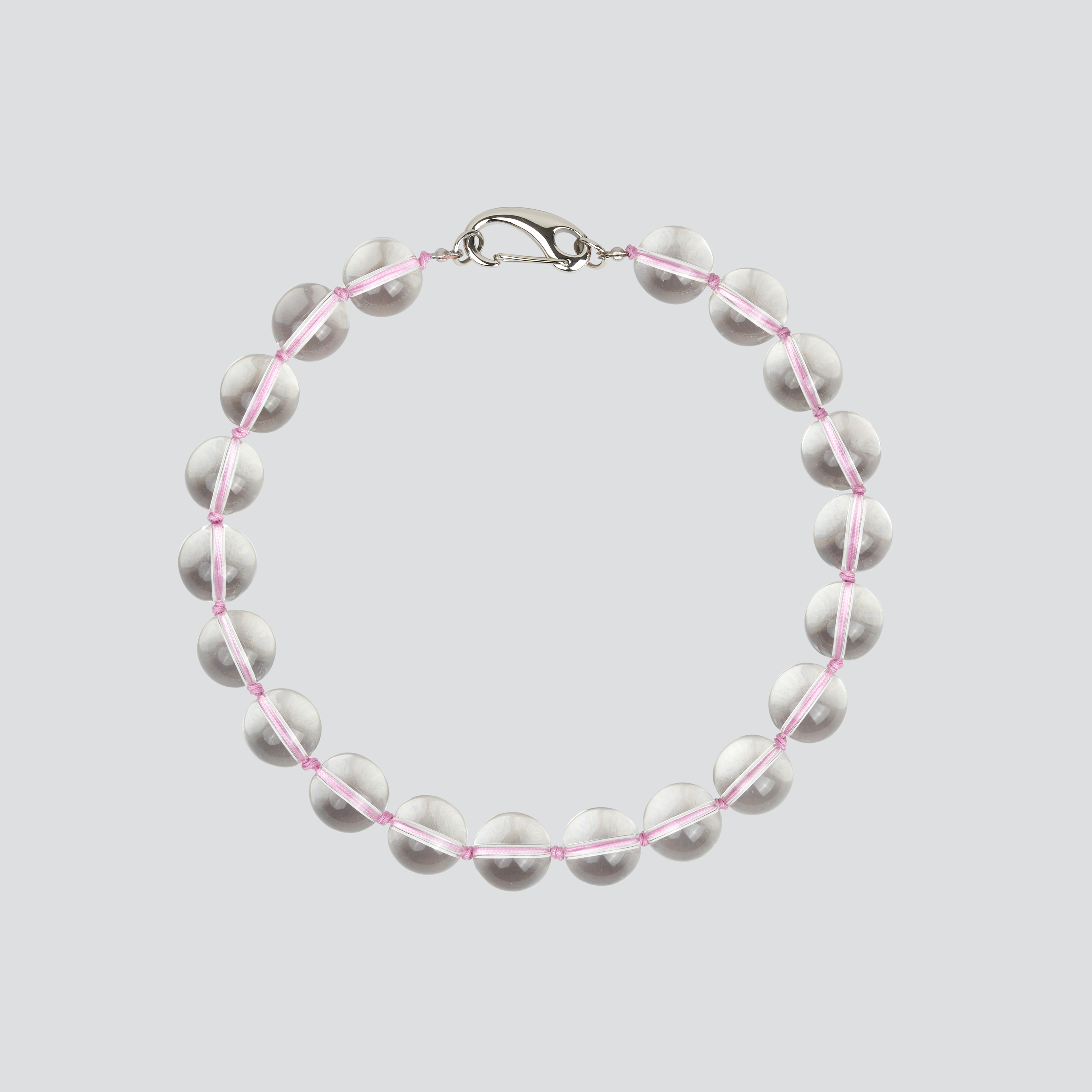 Collar Crystal — Pink Thread